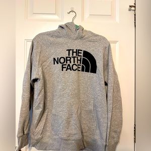 North face gray hoodie